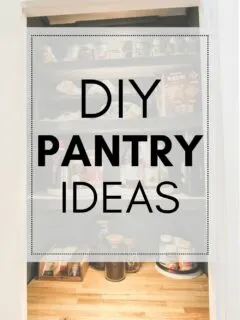 DIY pantry ideas