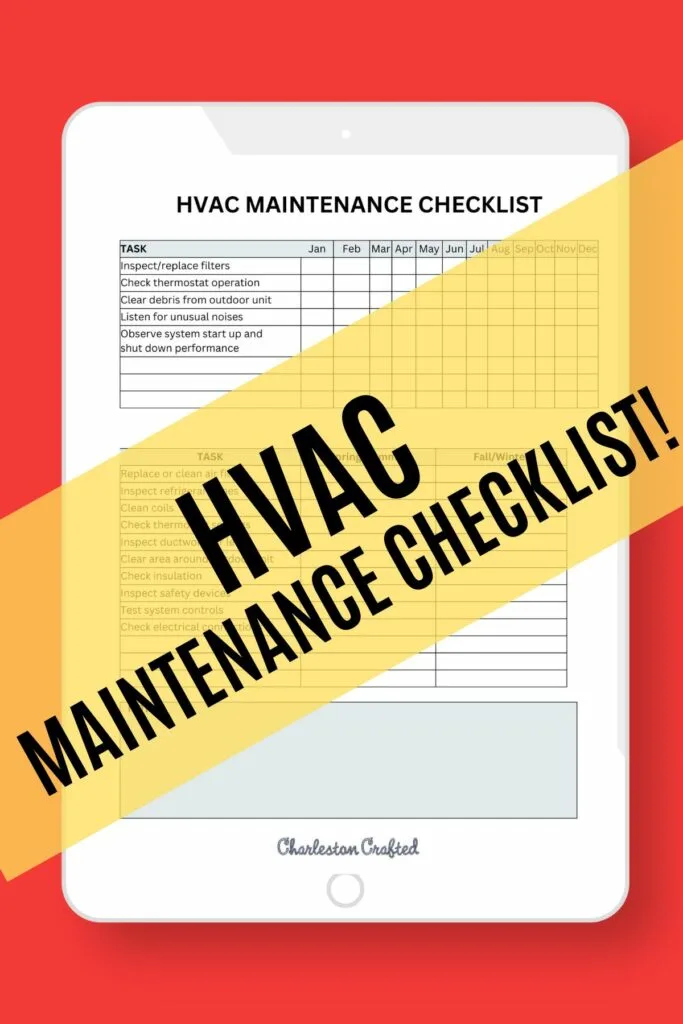 HVAC maintenance checklist free printable HVAC maintenance checklist free printable