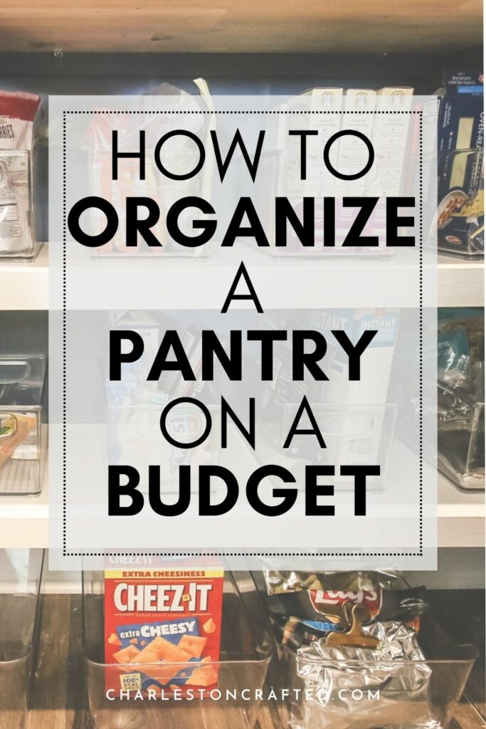 How to organize a pantry on a budget