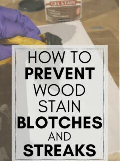 How to prevent wood stain blotches and streaks