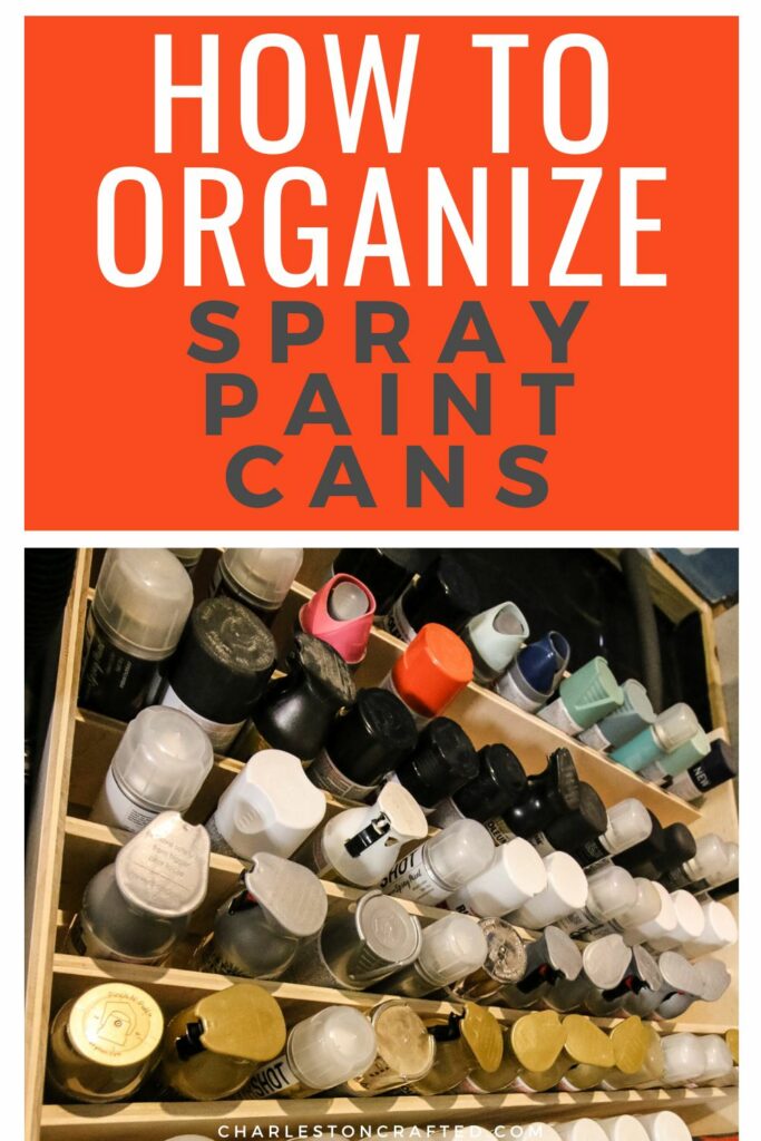 How to store spray paint cans in your garage