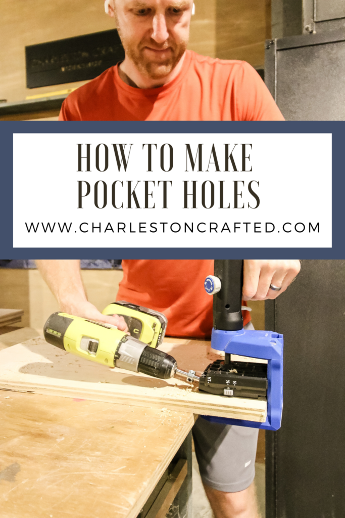 How to make pocket holes - Charleston Crafted
