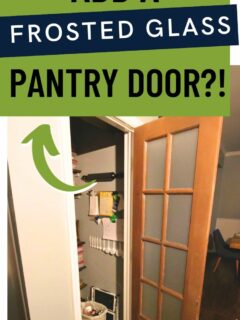 Pros and cons of frosted pantry doors