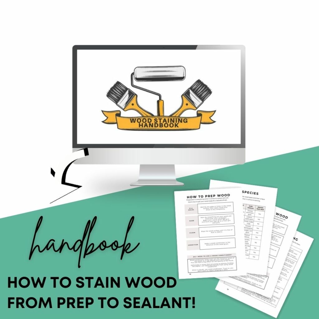 wood stain handbook