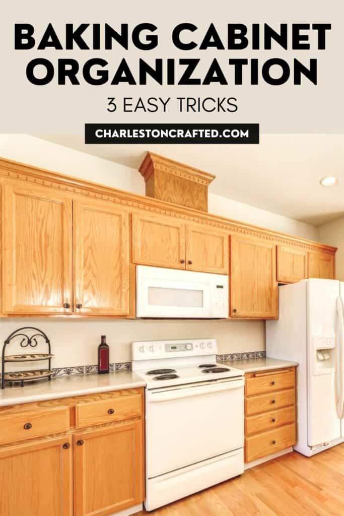 baking cabinet organization