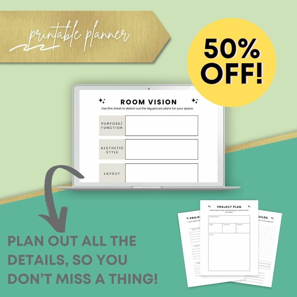 home renovation project planner mock up - 50% off