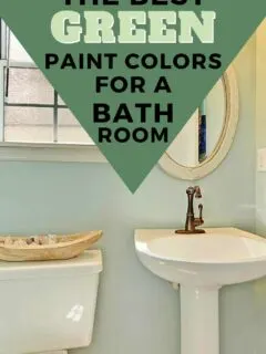 the best green paint colors for a bathroom