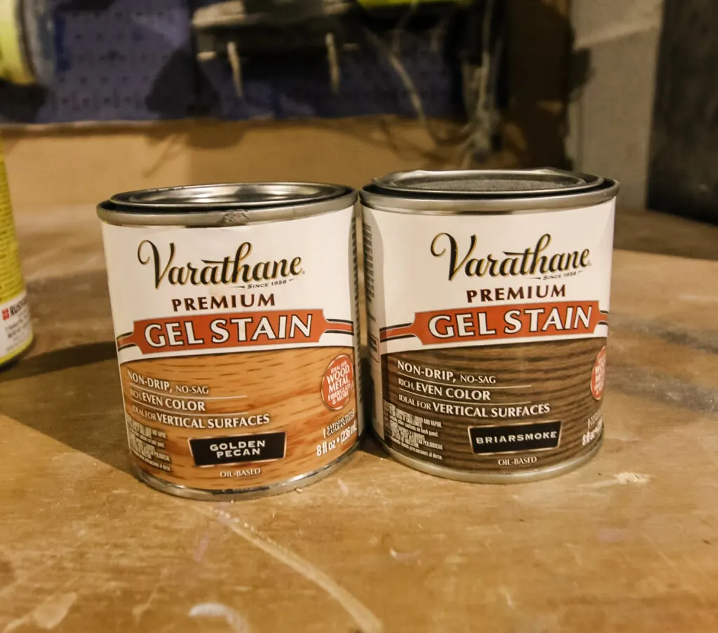 gel stain cans
