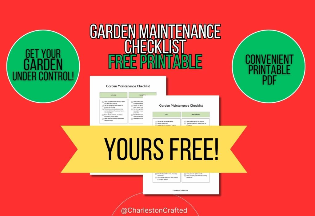 garden maintenance checklist opt in