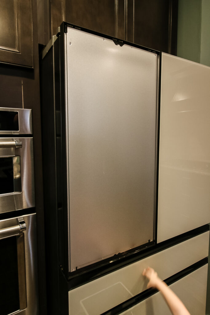 samsung bespoke fridge without panel