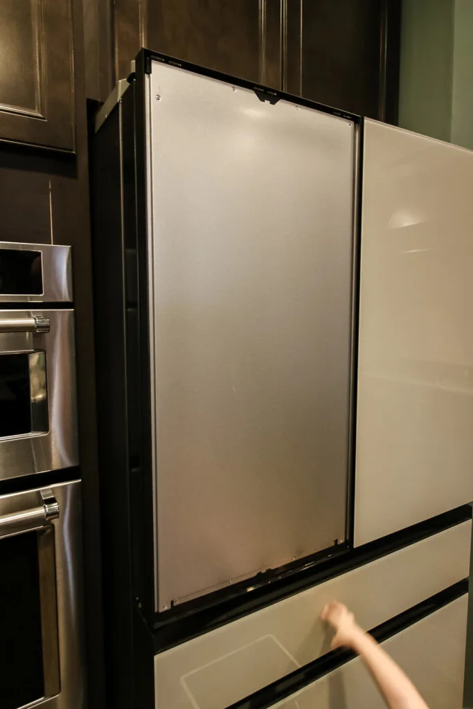 samsung bespoke fridge without panel