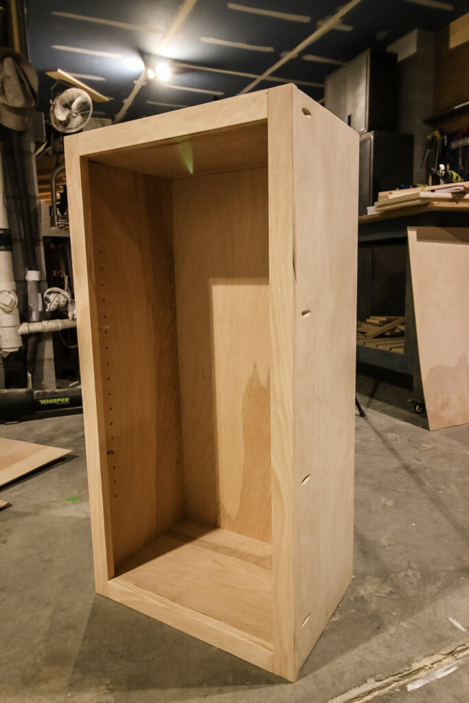 upper wall cabinet shell