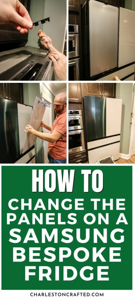 how to change the panels on a samsung bespoke fridge