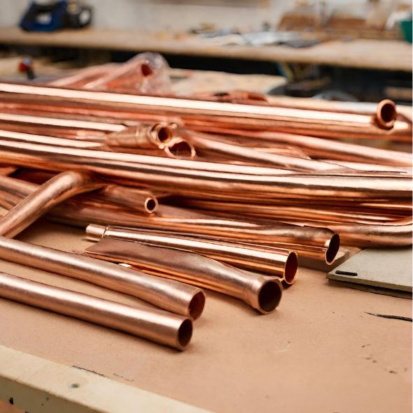 copper pipes