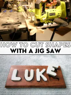 How to cut shapes with jigsaw - Charleston Crafted