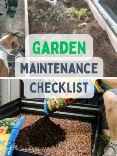 garden maintenance checklist
