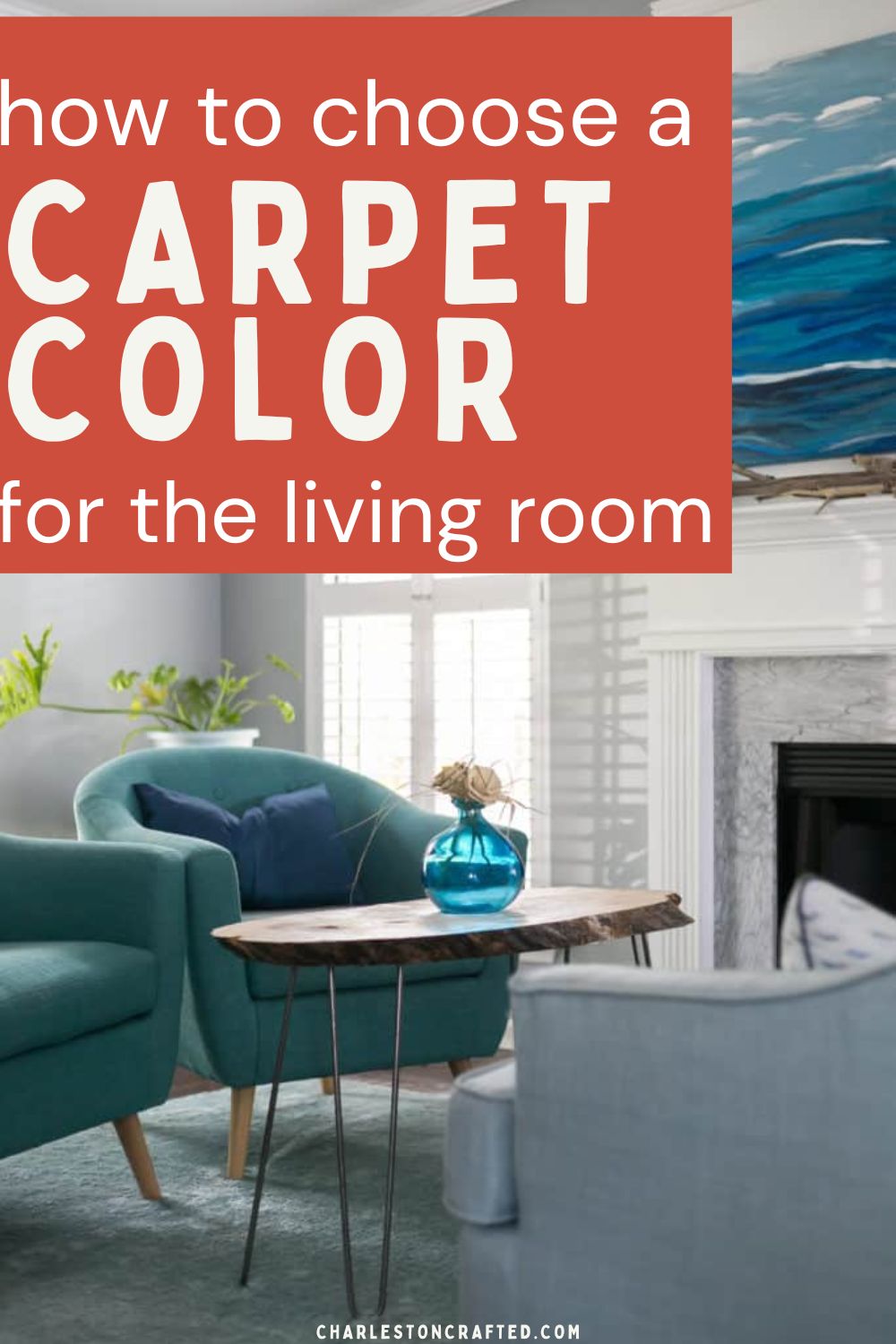 how to choose a carpet color for the living room
