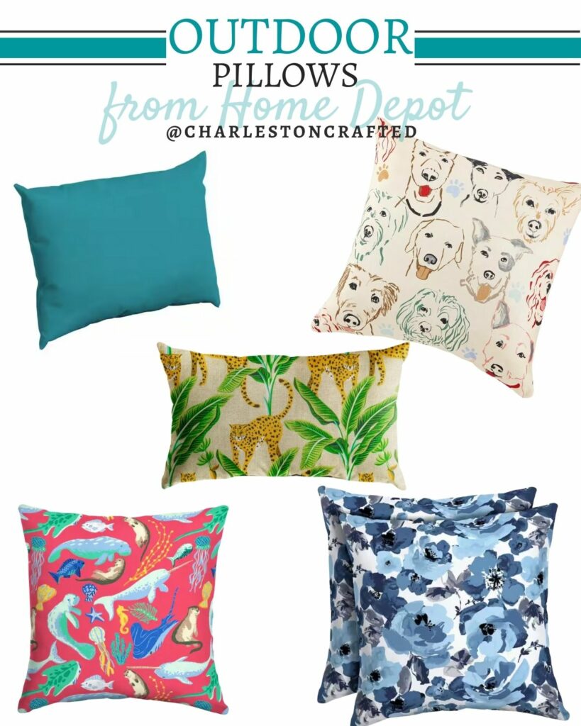 outdoor pillows from home depot
