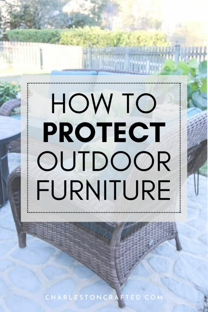 How to protect outdoor furniture