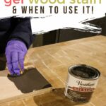 how to apply a gel wood stain