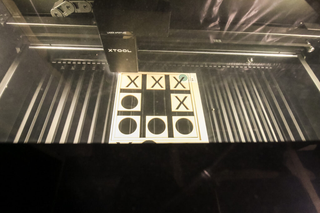 Cut board after processing