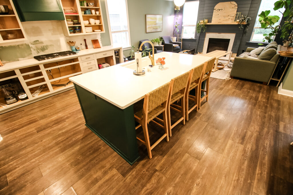 DIY kitchen island