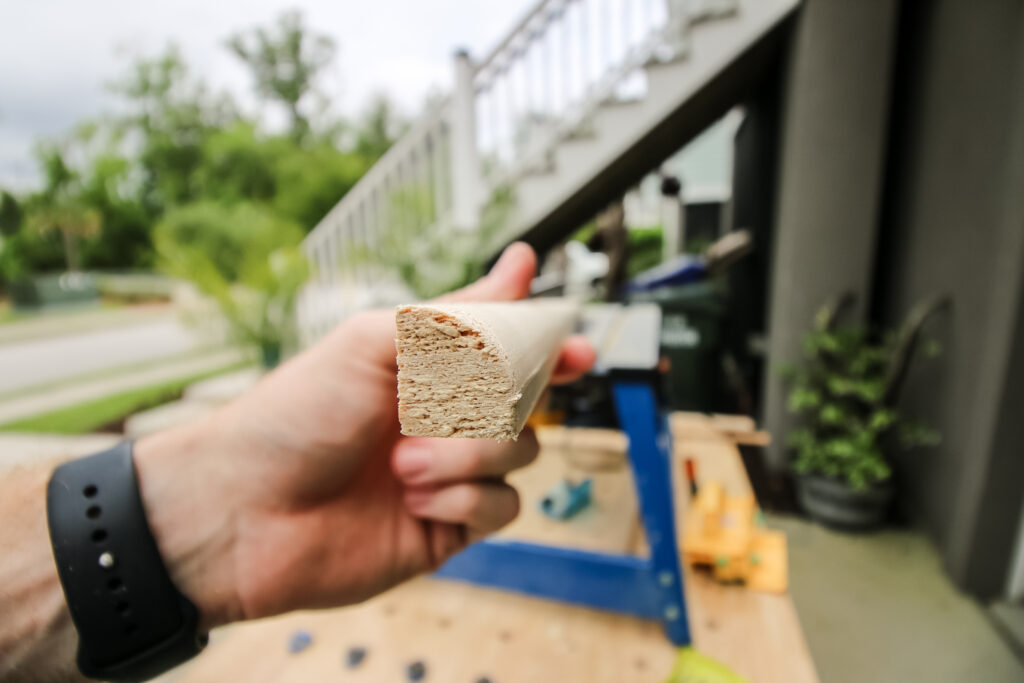 DIY quarter round