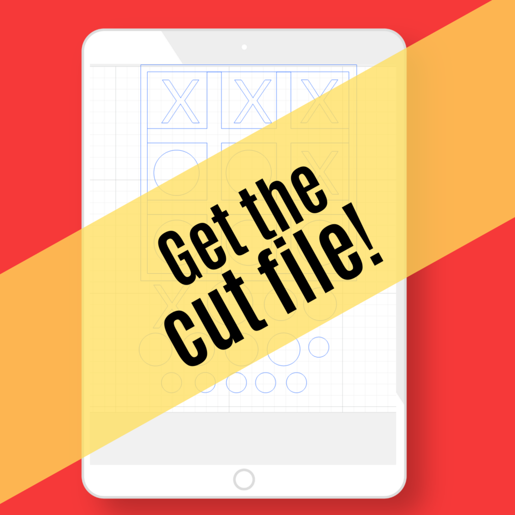 tic tac toe cut file