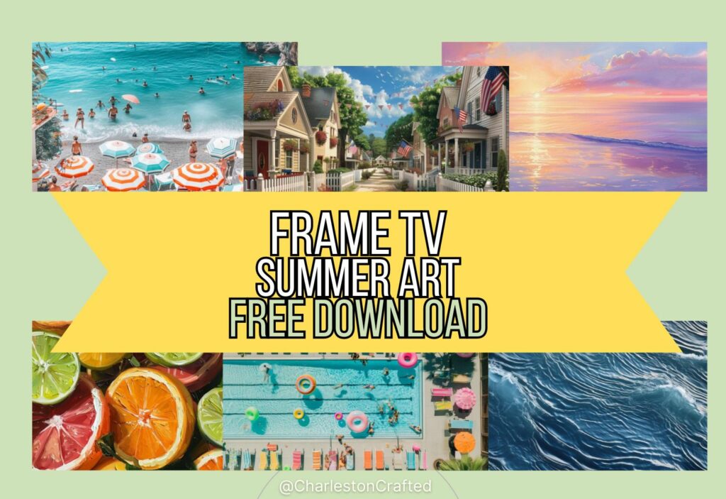 summer frame tv art