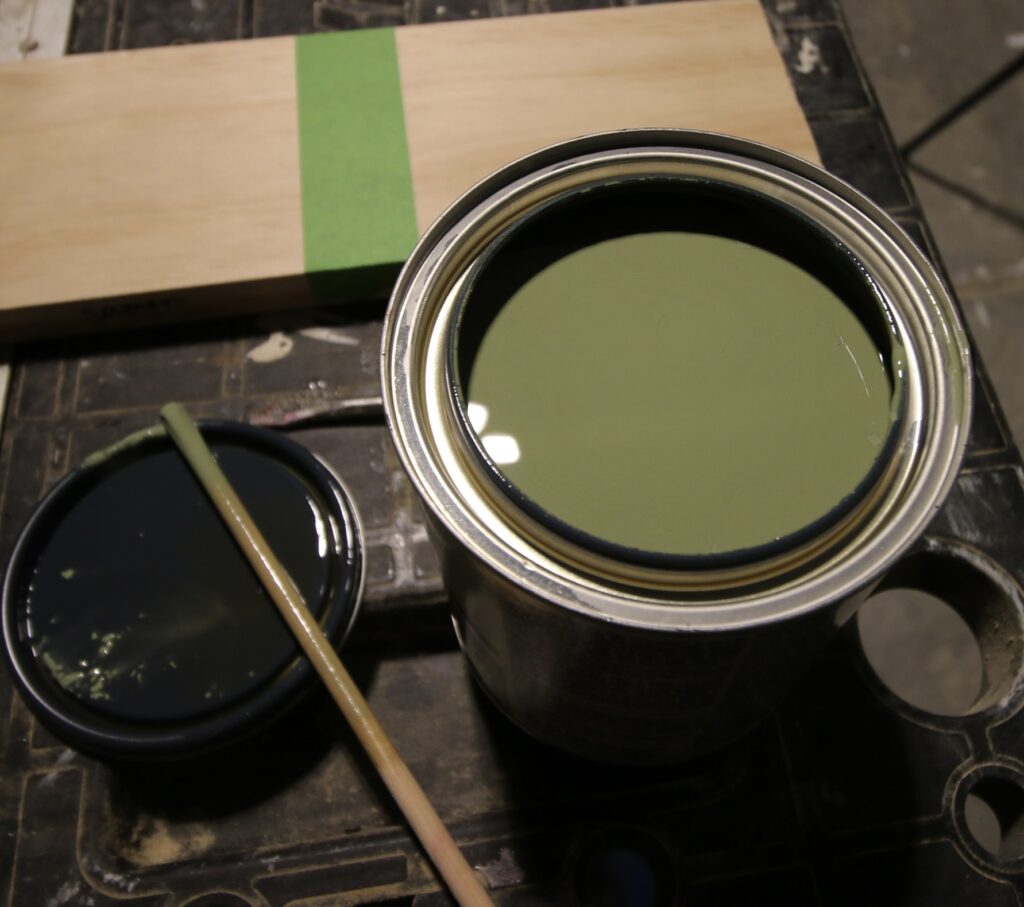 green wood stain