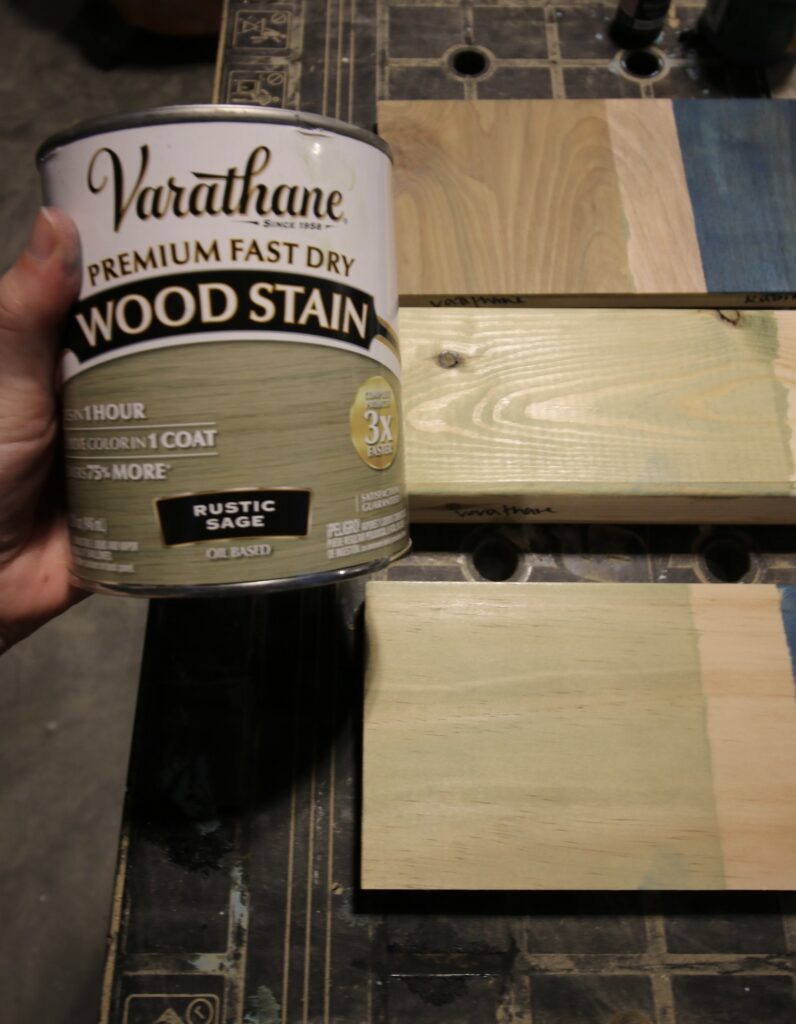 Varathane Rustic Sage green wood stain
