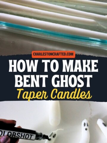 Bent Ghost Taper Candles