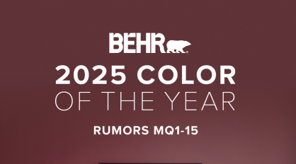 Behr 2025 Color of the Year: Rumors