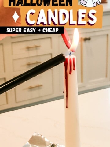 how to make bleeding candles