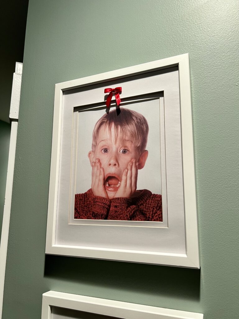 Christmas movie Gallery Wall