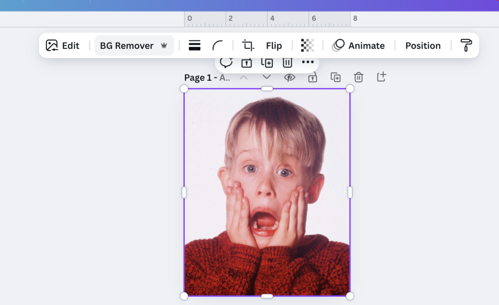 editing movie poster image in canva