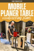 Mobile planer table plans