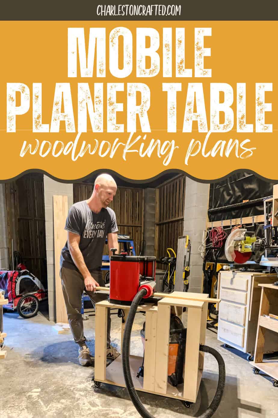 Mobile Planer Table - Charleston Crafted