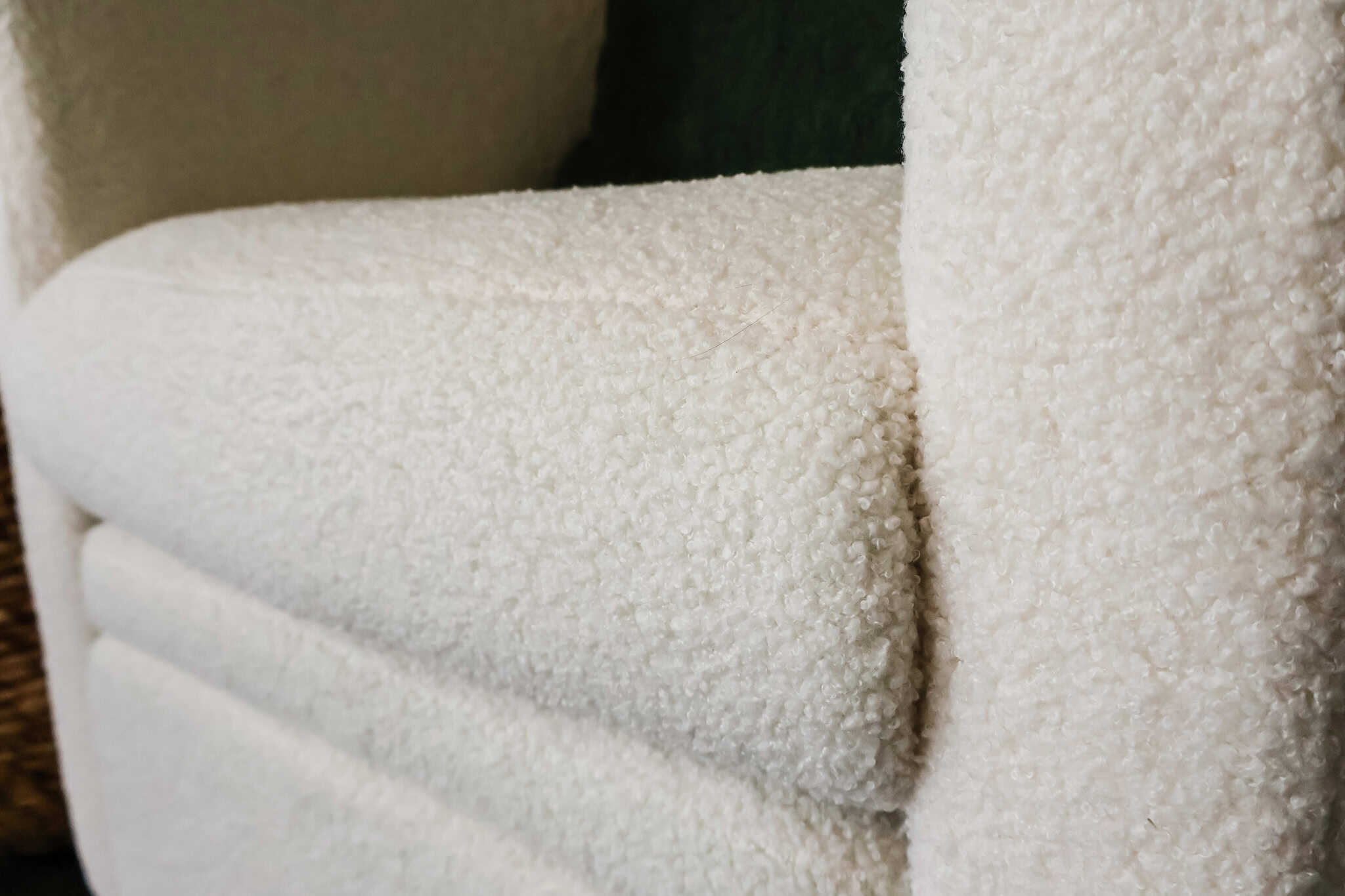 Fabric on chair