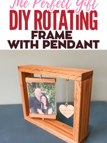 DIY rotating photo frame - Charleston Crafted