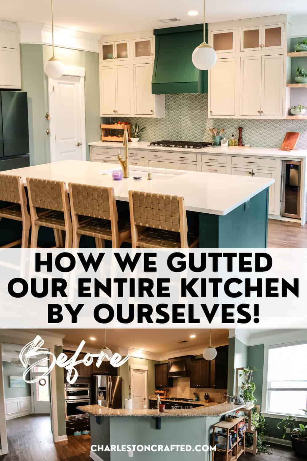 DIY kitchen renovation - Charleston Crafted