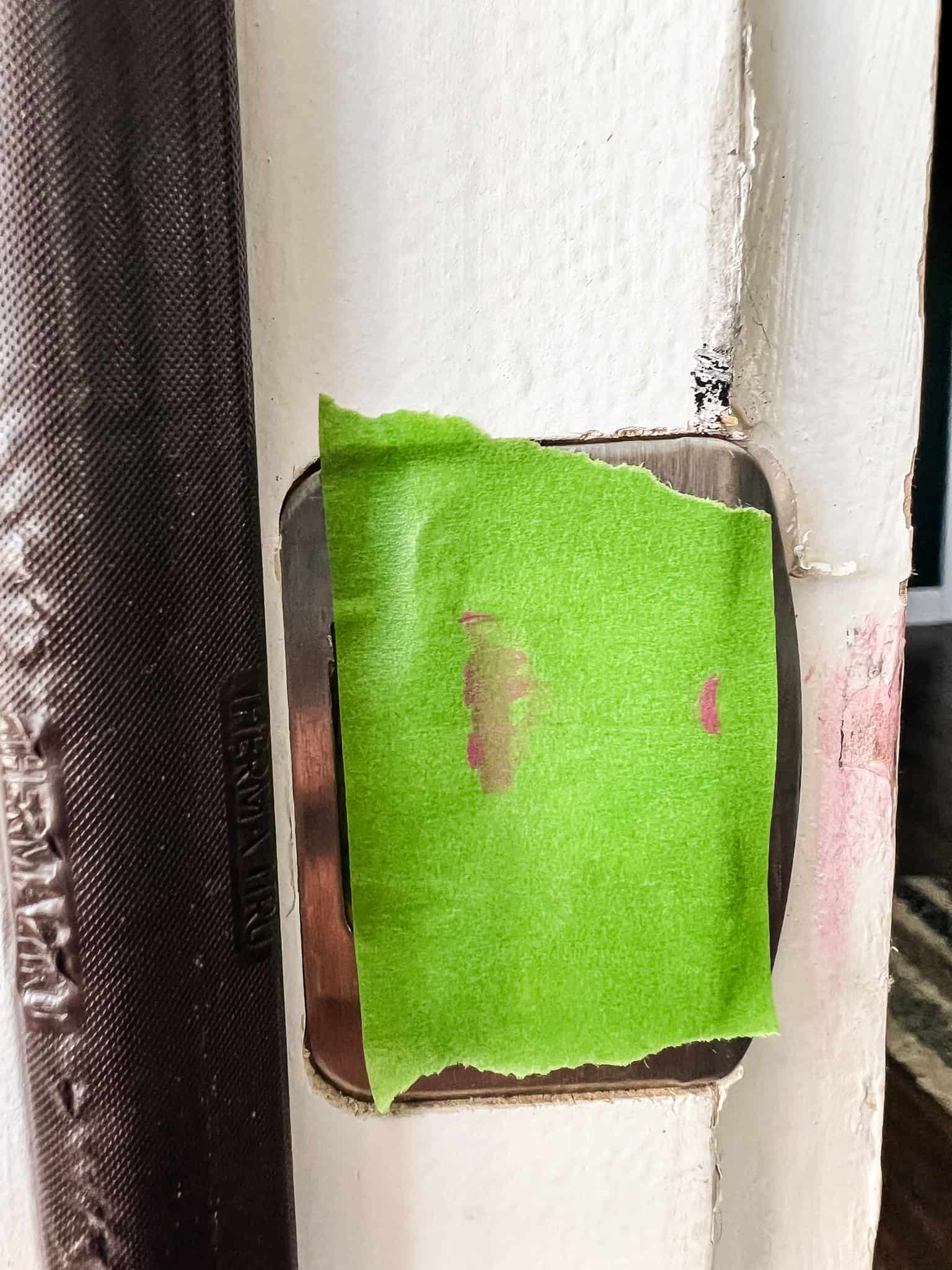 Testing where your latch hits the strikeplate