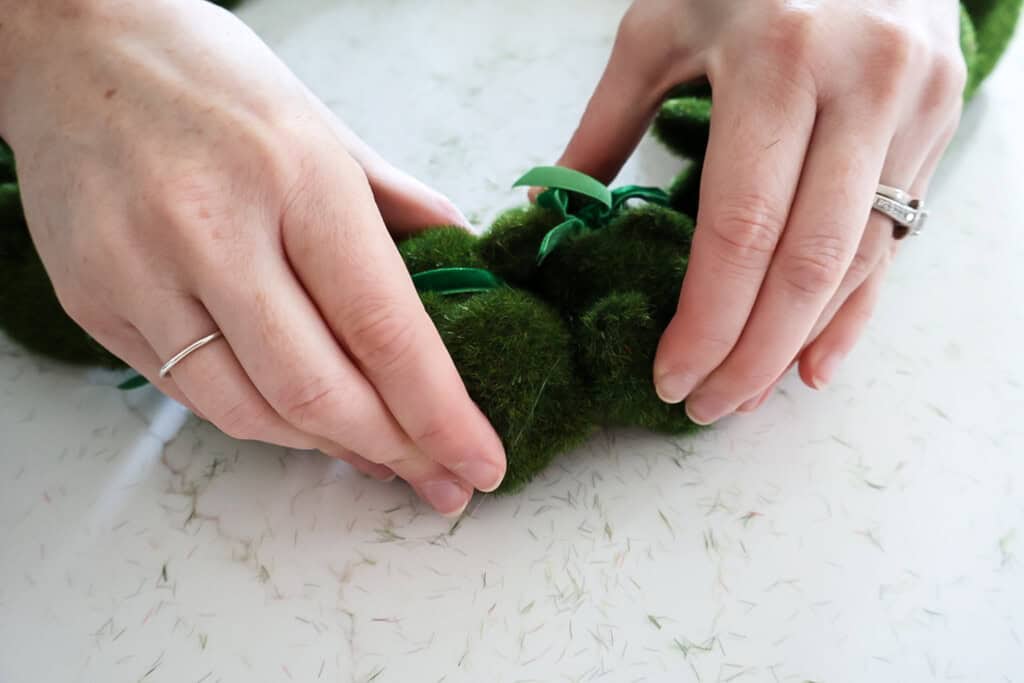 hot gluing mini bunnies