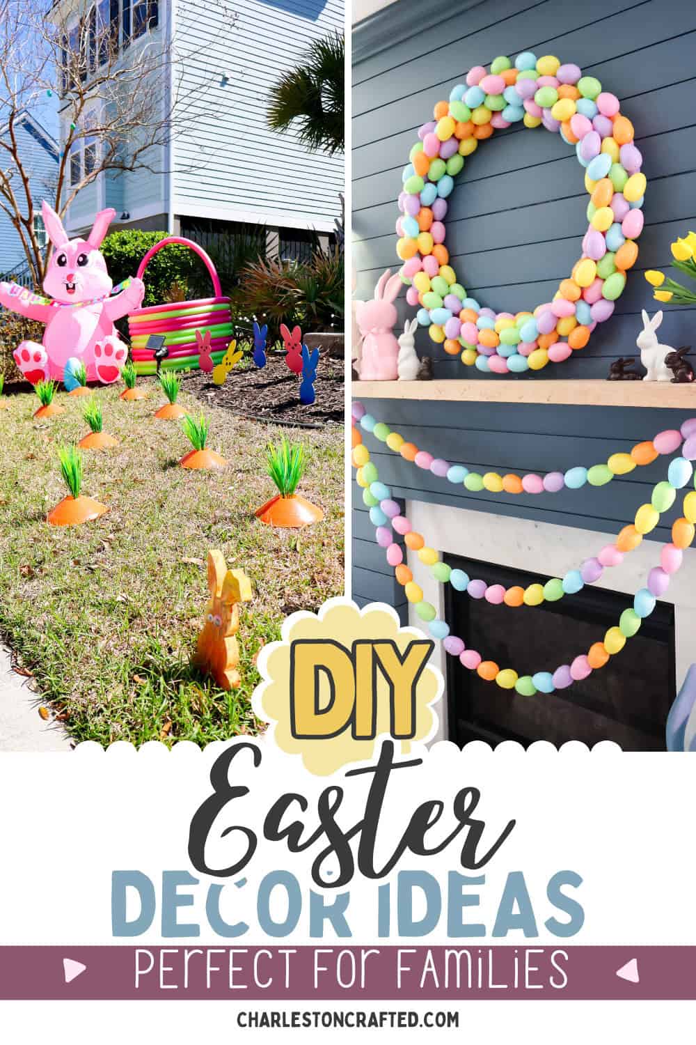 Easter decor reveal - Charleston Crafted