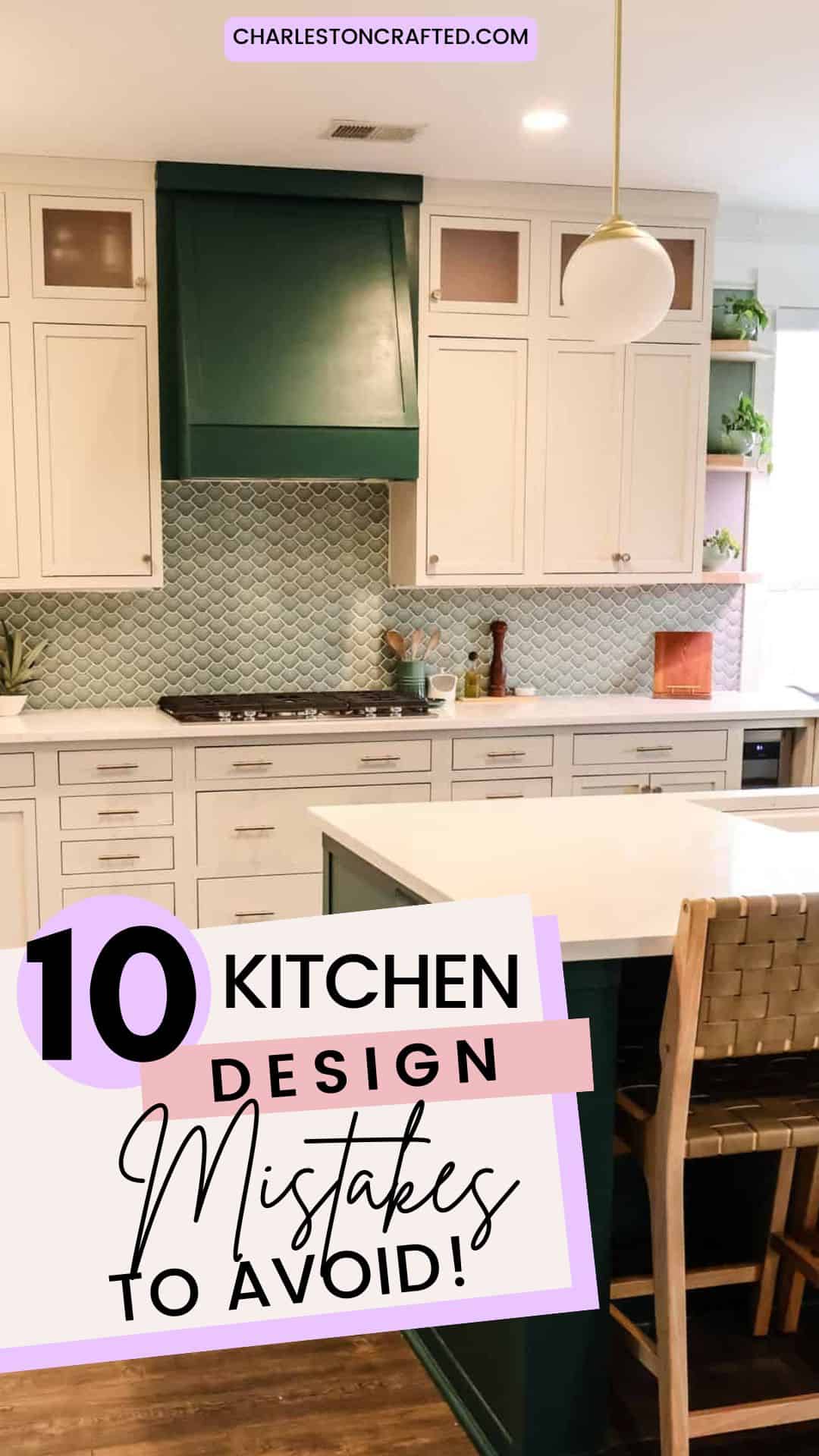 kitchen design mistakes to avoid
