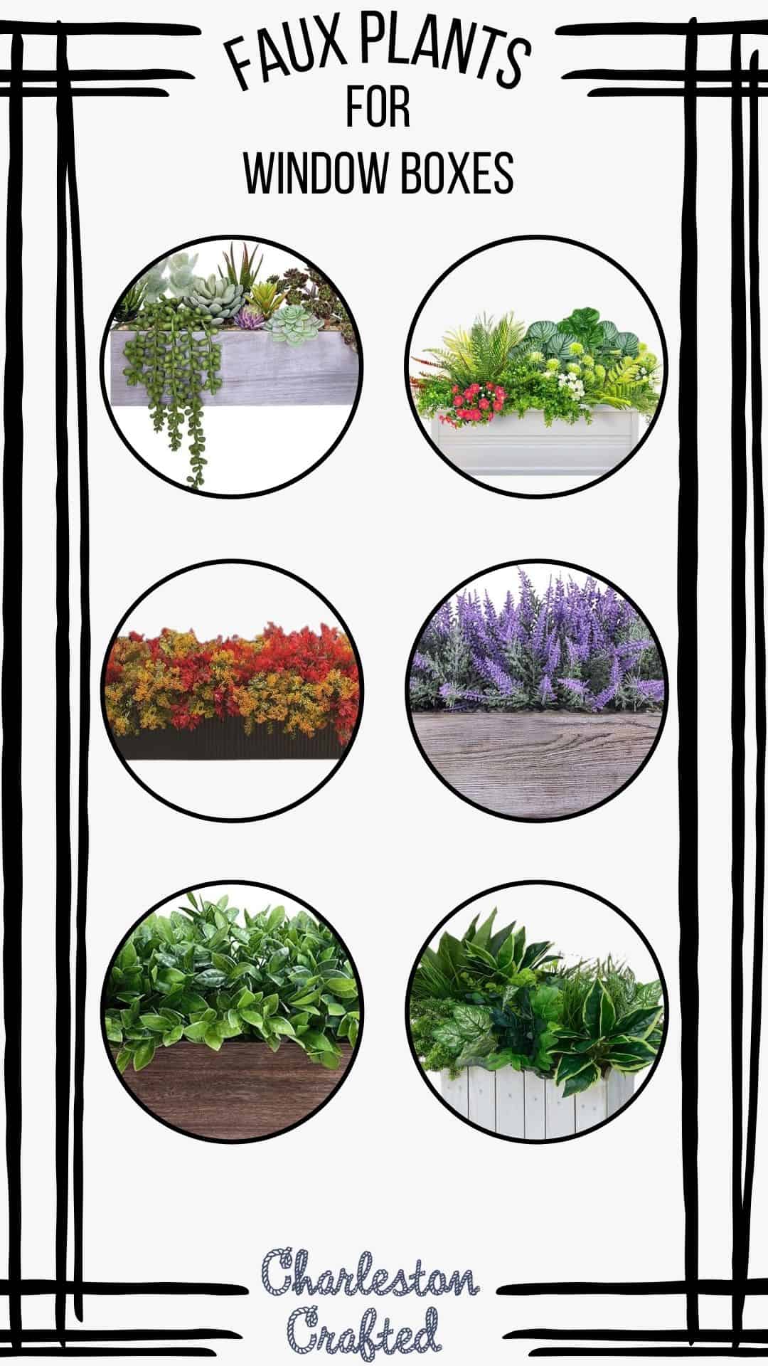 the best Faux Window Box Faux Plants