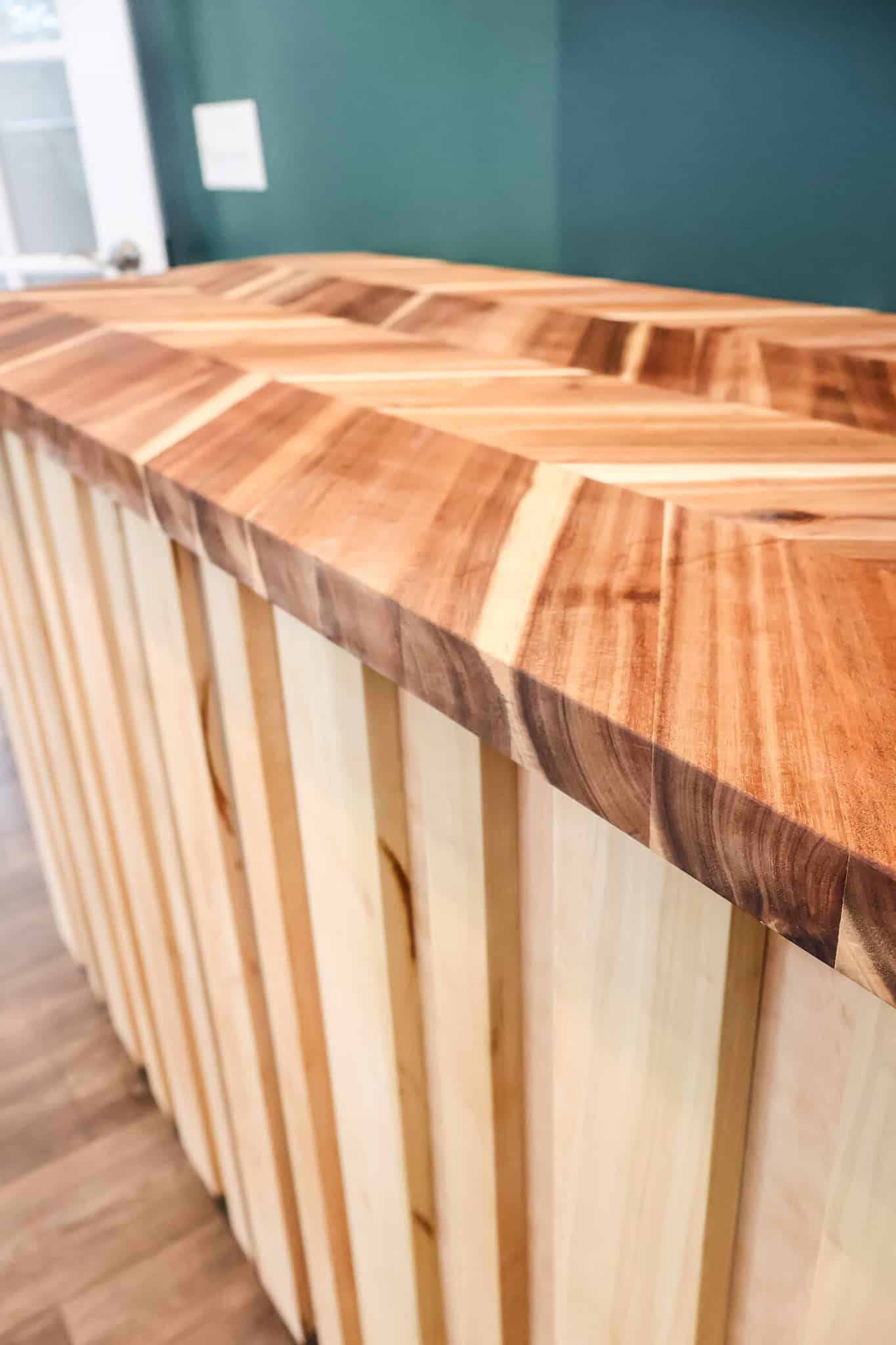 Butcher block top