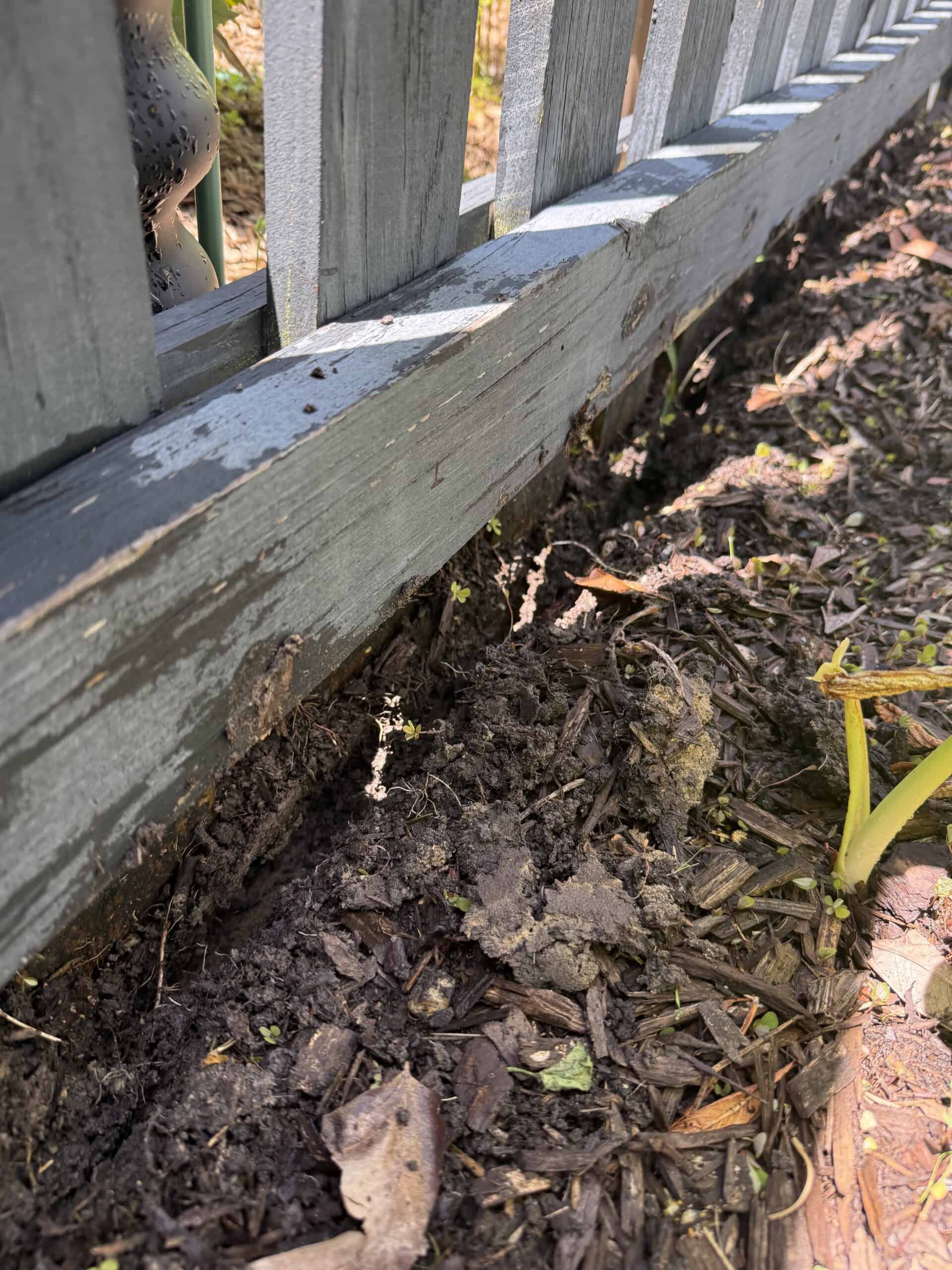 Trench for edge barrier to go in