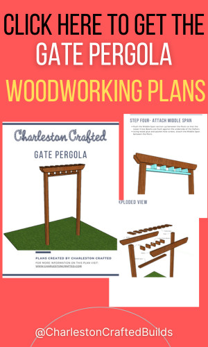 DIY gate pergola woodworking plans
