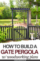 How to build a DIY gate pergola